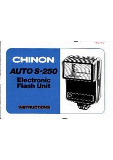 Chinon 250 S manual. Camera Instructions.